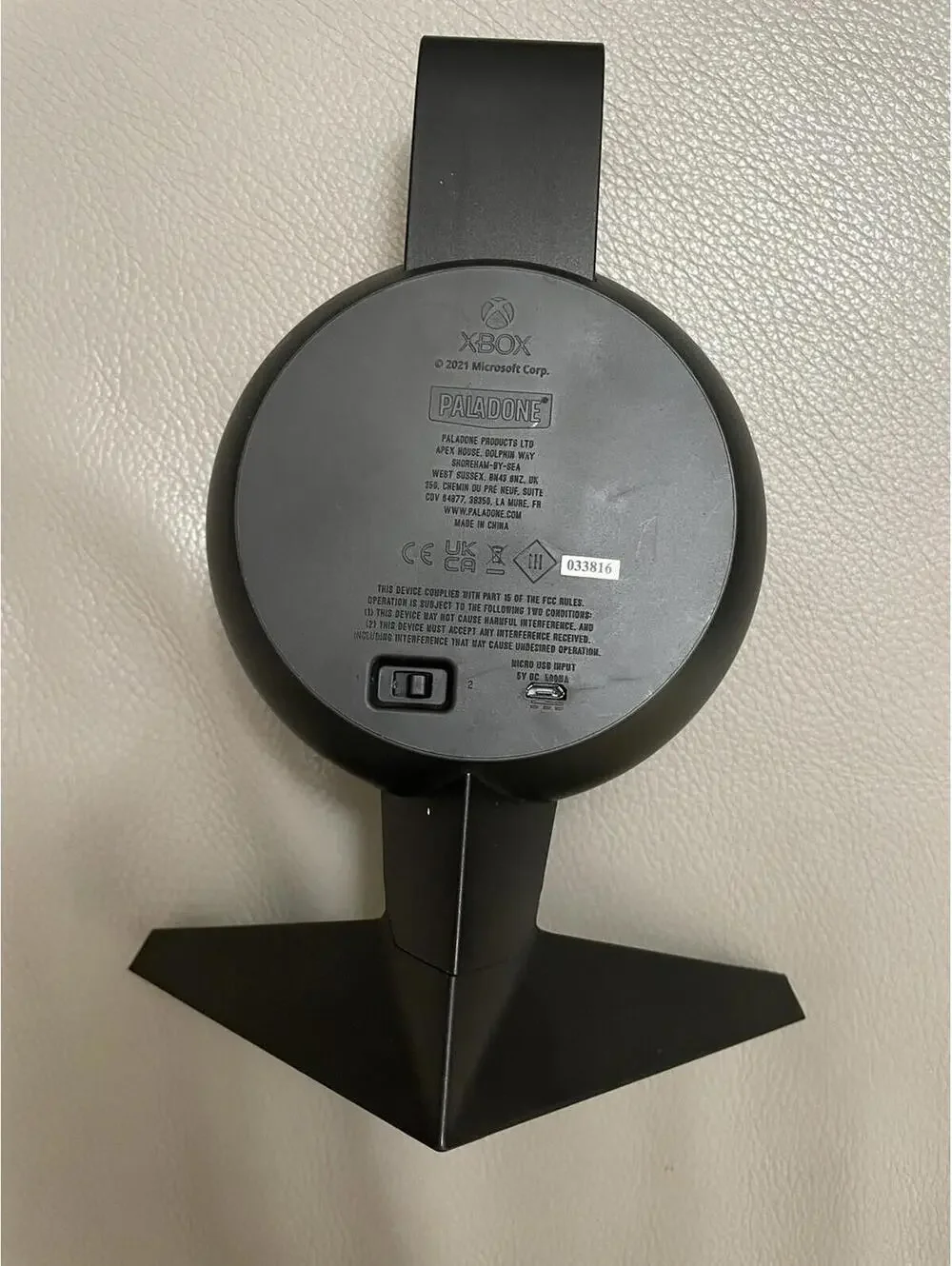 XBOX Official Gear Paladone Light Up Headphone Stand Gaming Accessory